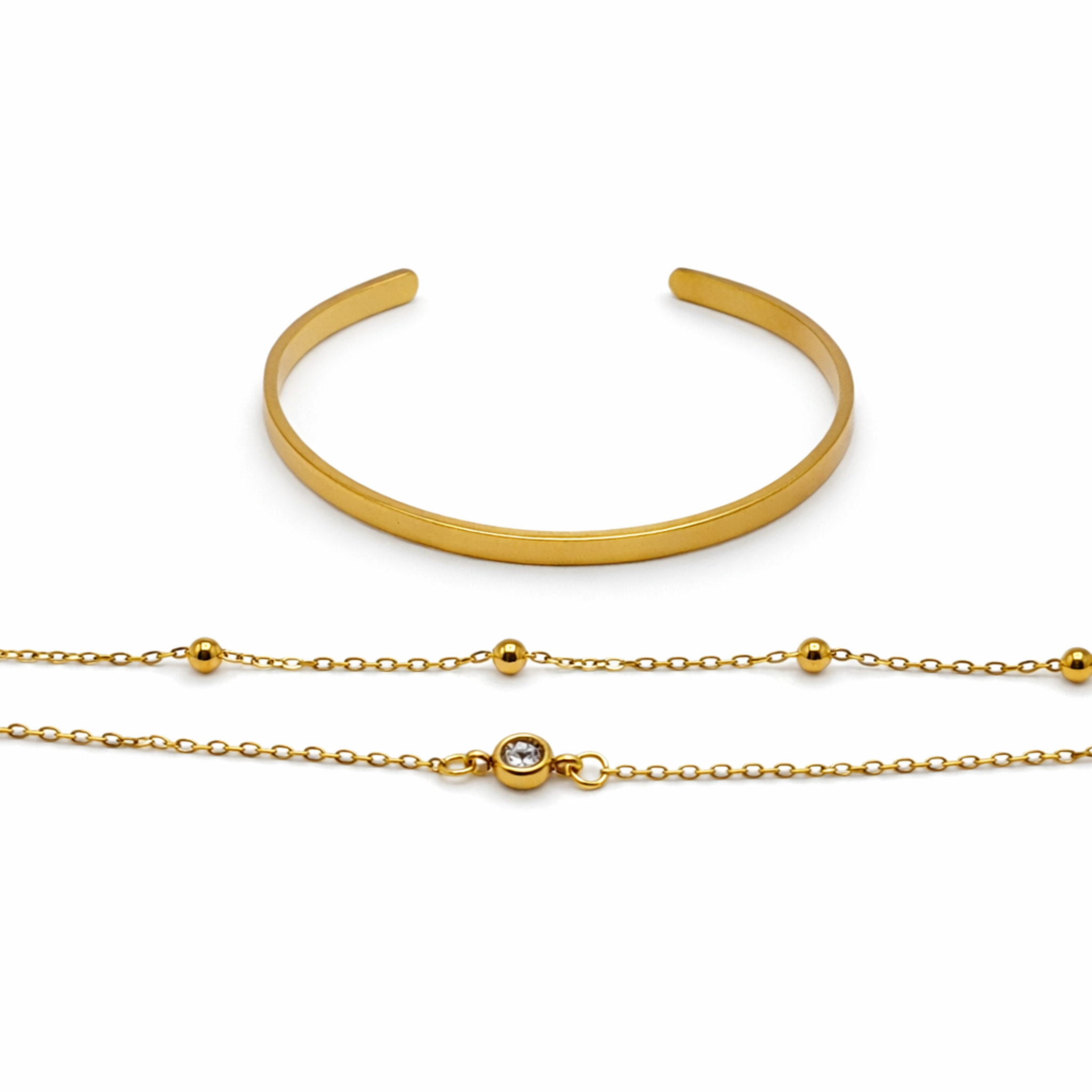 Brazalete y cadenas Nima